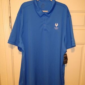 NWT Nike Dri-Fit Blue Short Sleeve Polo Shirt Men's sz 4XL Phoenix Team Logo.